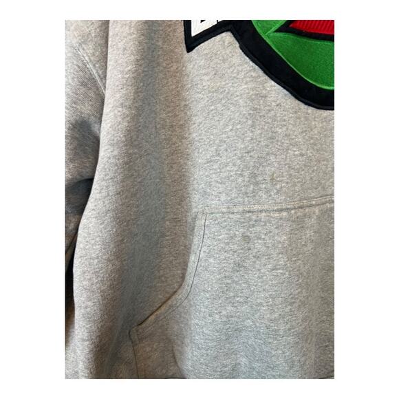 ESPN Zone Gamer Sports Grunge Sweatshirt Fleece Pullover Hoodie Large - Picture 3 of 6